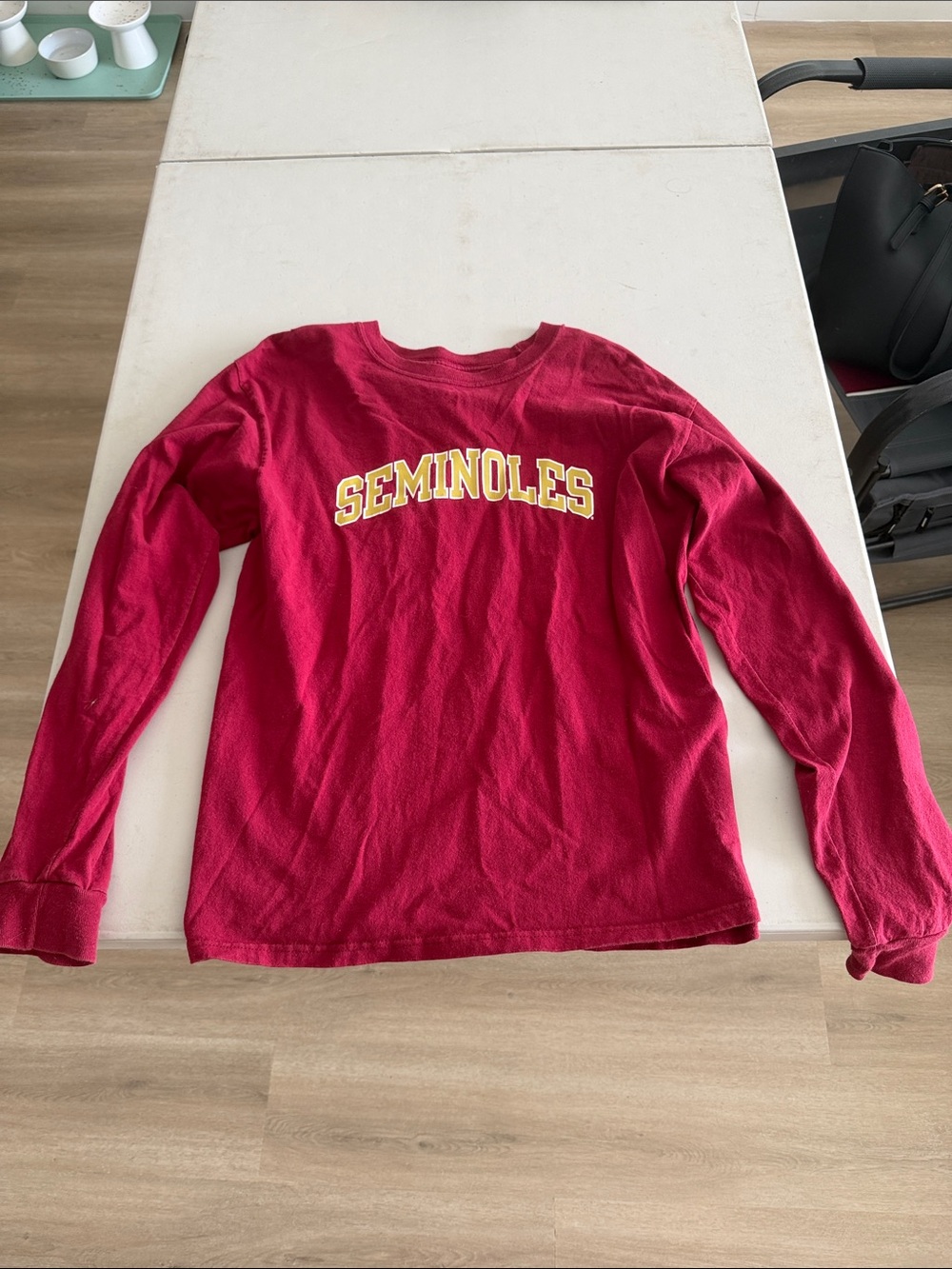 Champion Seminoles Red Long Sleeve Tee